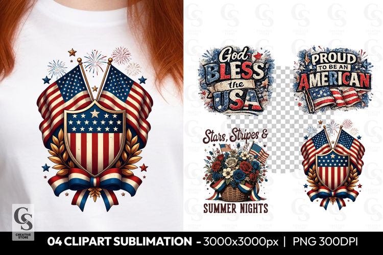 USA Shield Clipart PNG