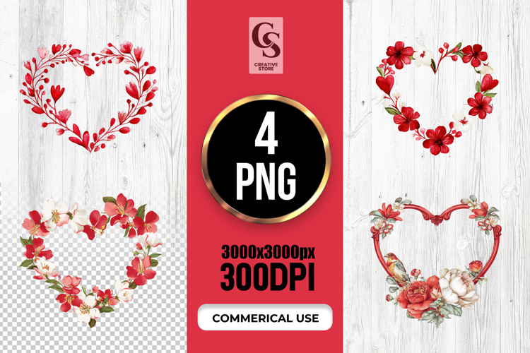 Red Heart Png Image 13