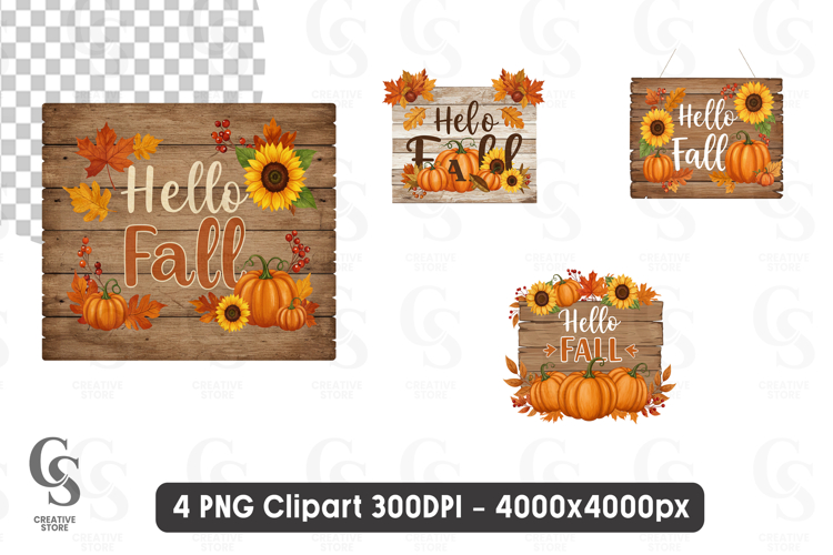 Hello Fall Clipart Image 7