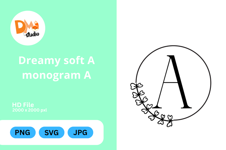 Dreamy Soft Monogram Blossom