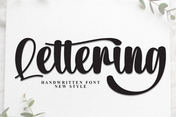 Lettering