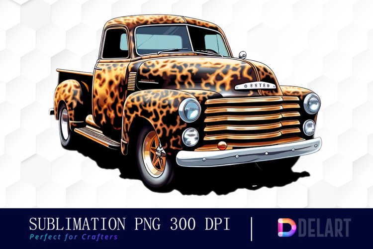 Vintage Truck Clipart Image 2