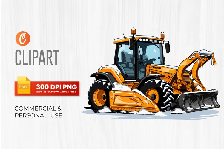 Winter Snow Removal Vehicles Clipart PNG (3196814)