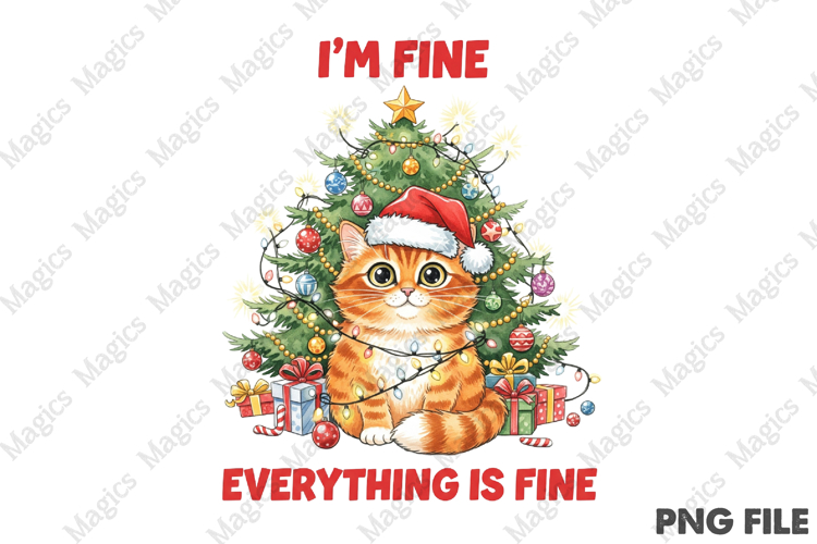 Im Fine Everything is Fine Christmas | Christmas Quotes
