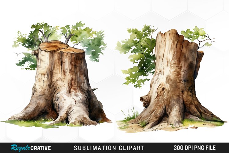 Tree Trunk Illustration PNG Clipart example image 1