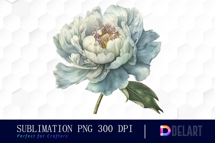 Blue Flower Clipart Image 9