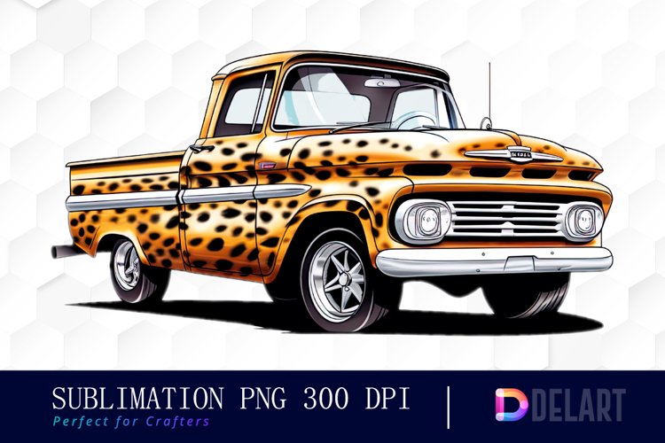 Vintage Truck Clipart Image 24