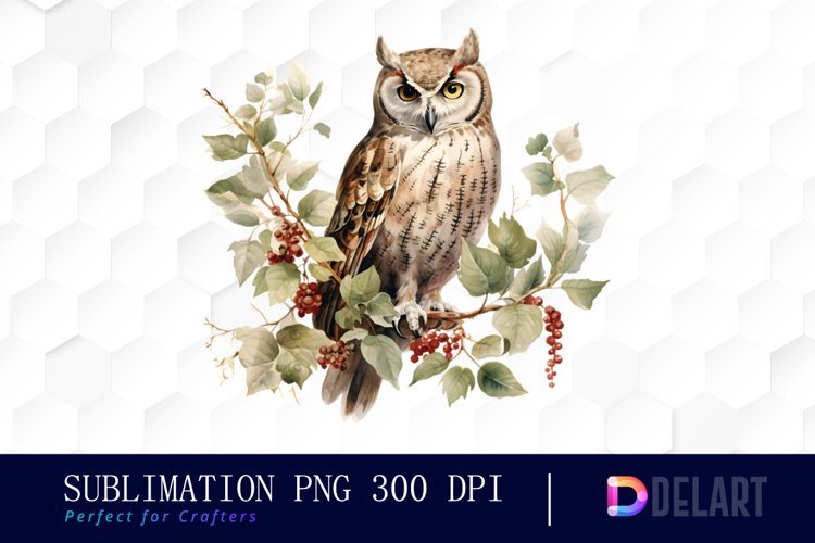 Watercolor Vintage Christmas Clipart, Sublimation Art