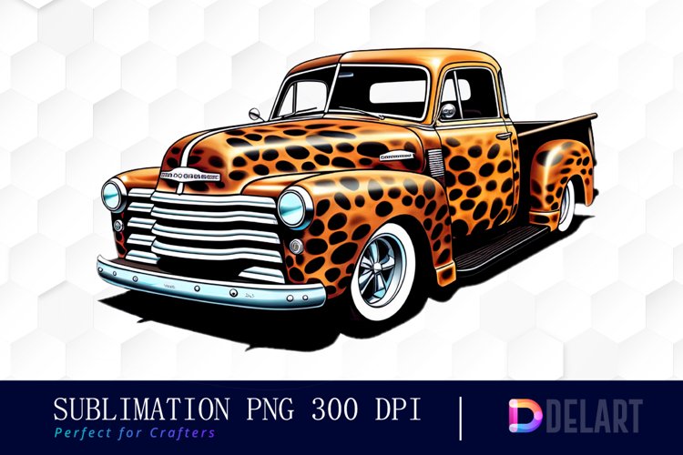 Vintage Truck Clipart Image 4