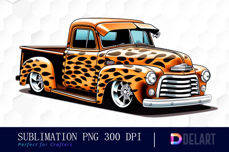 Vintage Truck Clipart Image 23