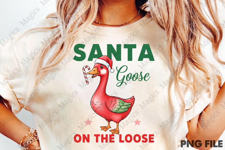 Funny Sarcastic Christmas Goose PNG