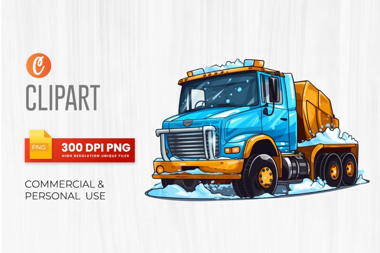 Winter Snow Removal Vehicles Clipart PNG (3196834)