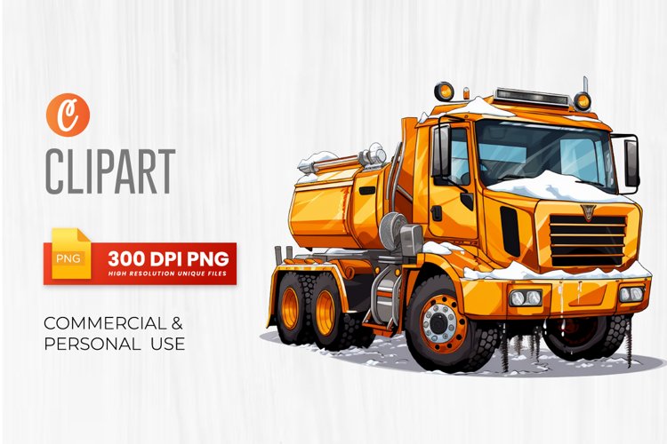 Winter Snow Removal Vehicles Clipart PNG (3196819)