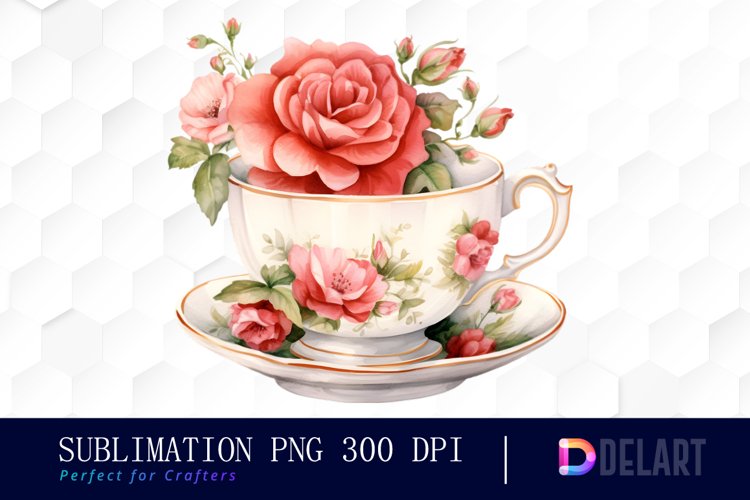 Teacup Clipart Image 7