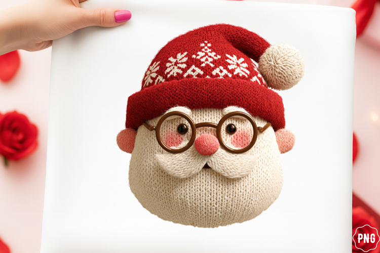 Latch Hook Yarn Crochet Christmas Santa