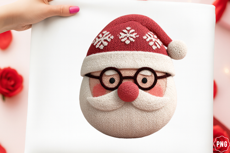 Latch Hook Yarn Crochet Christmas Santa