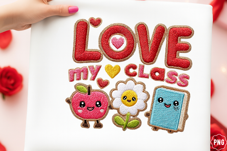 Valentines Teacher Sublimation clipart