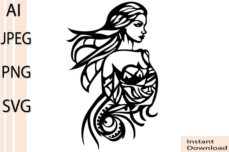 Mermaid Clipart Image 4