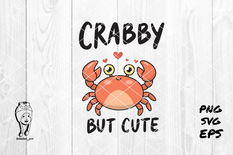 Crabby But Cute Illustration