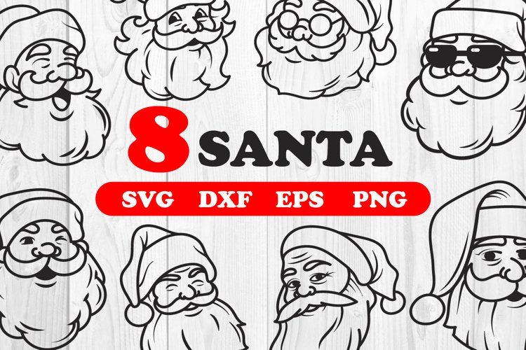 Santa claus SVG example image 1