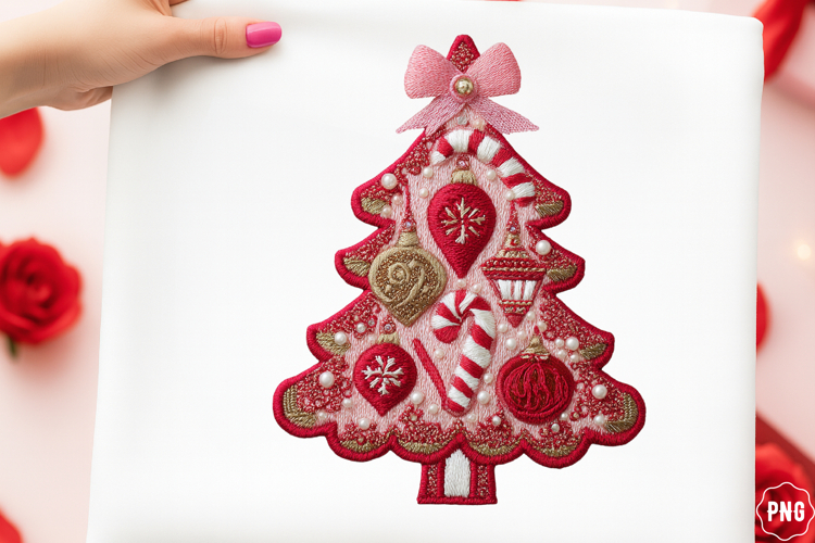 Crochet Yarn Christmas Tree PNG, Christmas Tree PNG, Tree