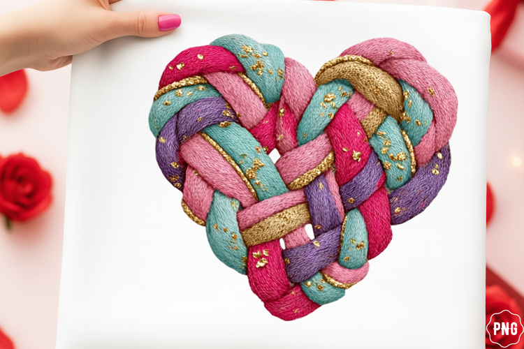 Latch Hook Heart clipart