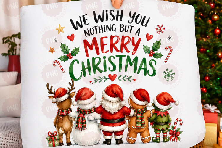 Nothing Butt a Merry Christmas PNG example image 1