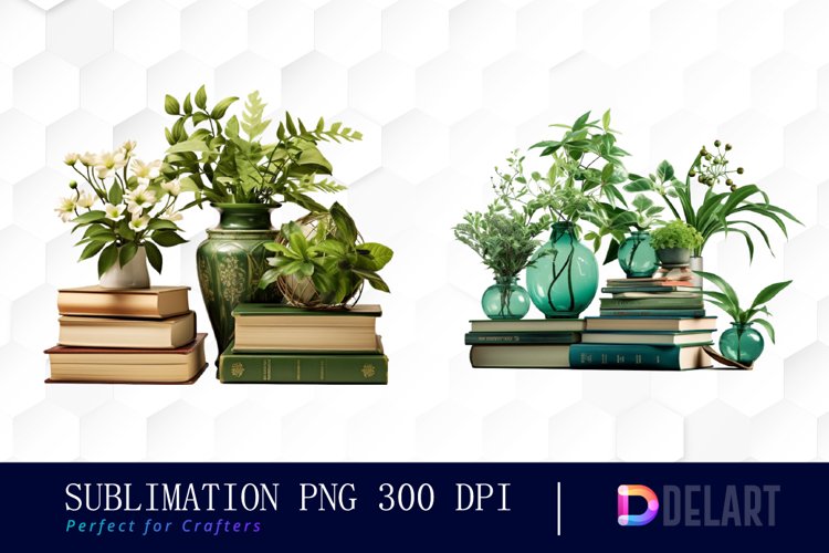 Lightand Dark Academia Watercolor Sublimation Clipart