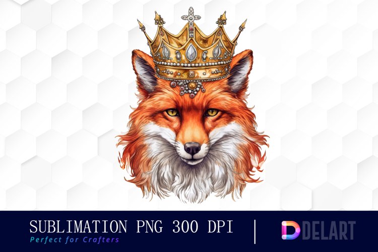 Watercolor Wearing A Crown Clipart