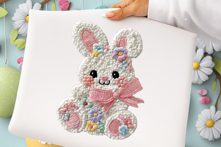 Crochet Easter Bunny , Latch Hook Crochet Bunny