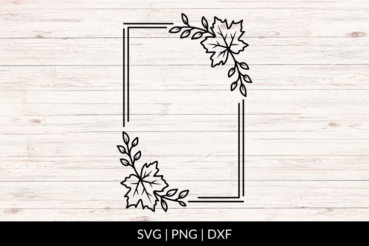Leaf Border SVGs Image 6