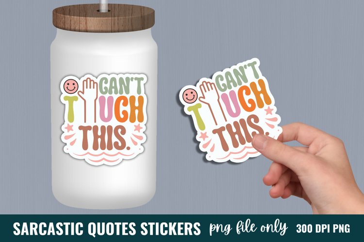 Sarcastic Quotes Sticker, Funny Stickers, Sarcastic Stickers example image 1