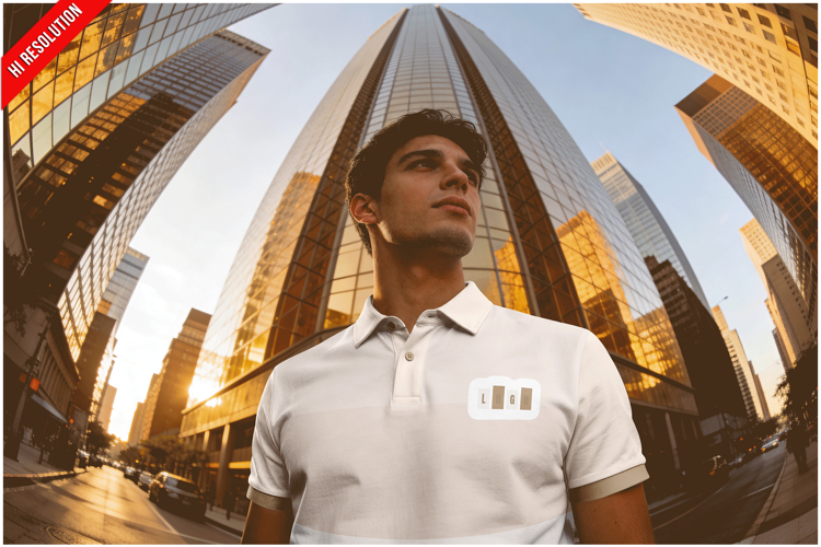 Polo Shirt Fisheye Lens Distortion