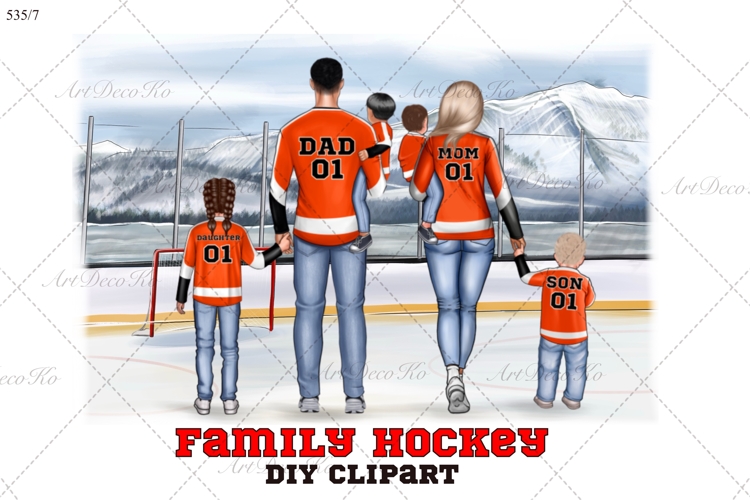 Hockey Family clipart: HOCKEY CLIPART Hockey jerseys PNG