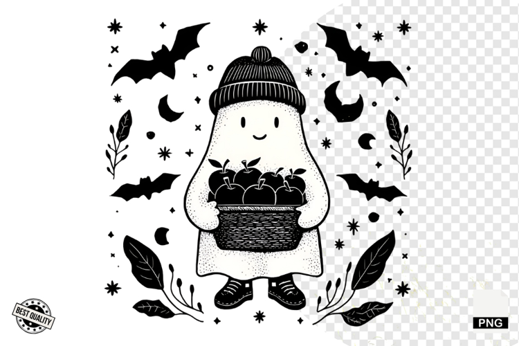 Cute Halloween Ghost Clipart