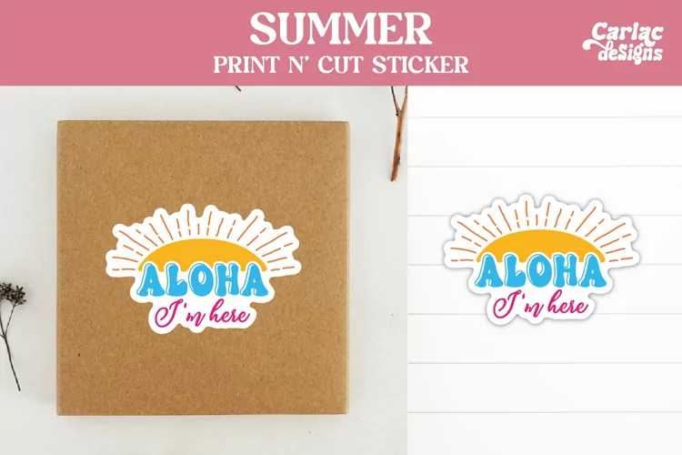 Summer Packaging Stickers, Beach Packaging Stickers