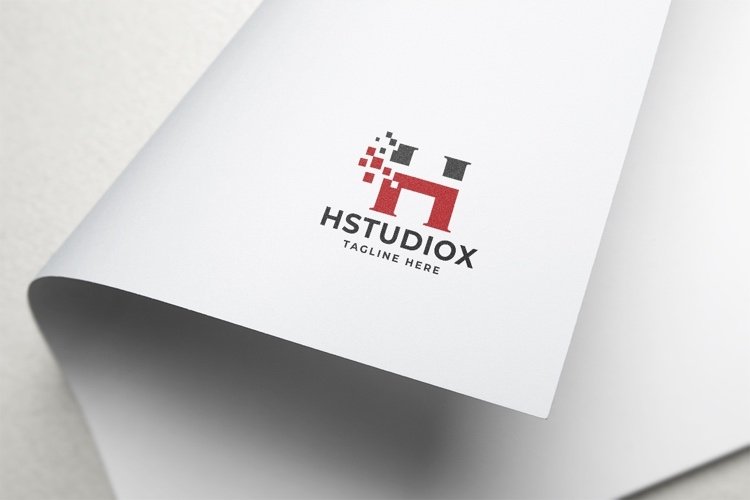 Hstudiox Letter H Logo example image 1