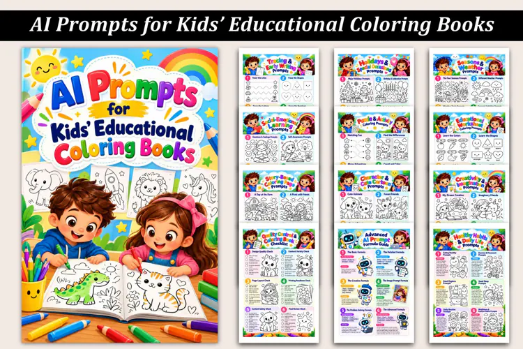AI Prompts for Kids’ Educational Coloring Books