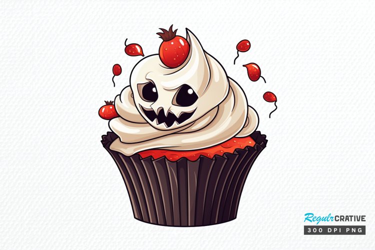 Big Watercolor Halloween PNG Clipart