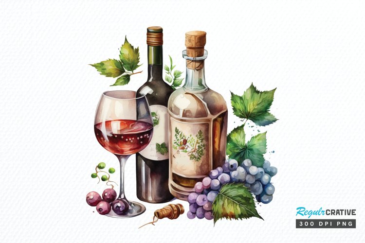 Watercolor Alcohol clipart png clipart