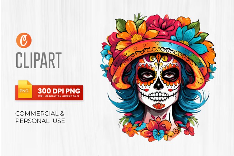 La Catrina Day of the dead PNG Clipart (3179936)