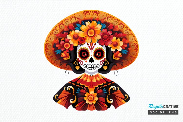 Dia De Los Muertos Skeleton PNG Clipart