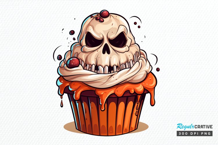 Big Watercolor Halloween PNG Clipart