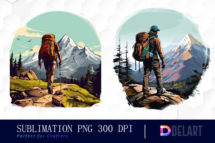 Hiking Clipart Image 24