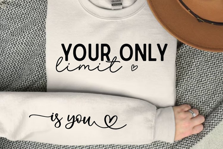 Your Only Limit SVG, Sleeve SVG Design