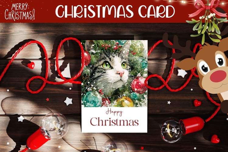 Christmas Card Template Image 14