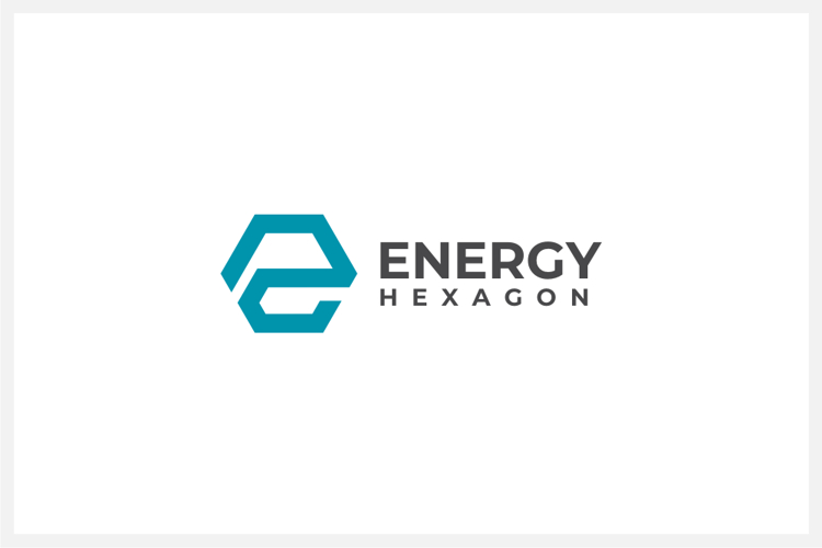 Hexagon Letter E Logo Design Vector Template