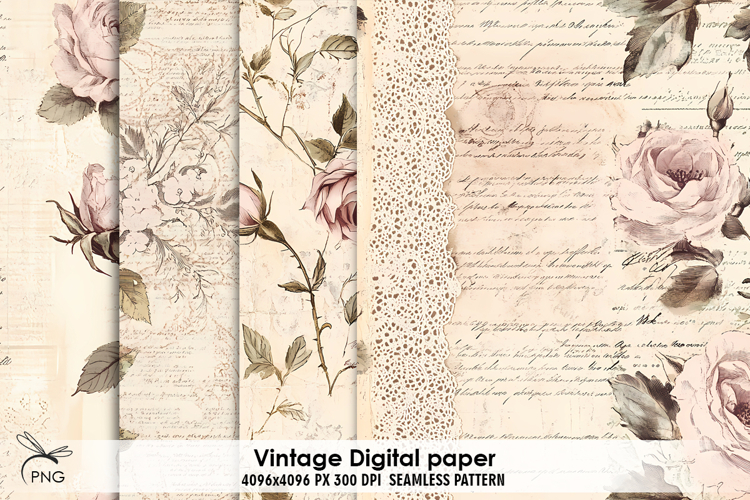 Vintage digital paper