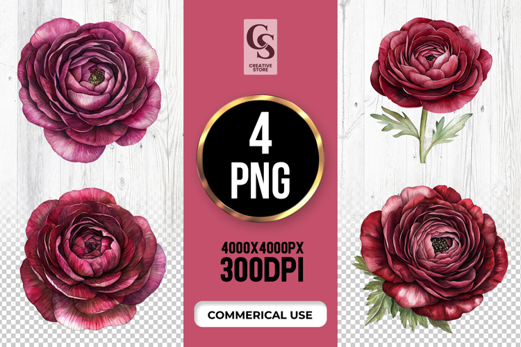 Red Flower Png Image 24