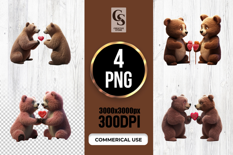 Cute Bear Clipart Image 3